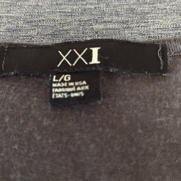 XXI Cheetah Print bejeweled tank top. Dazzling! Women’s size Large - Picture 3 of 6